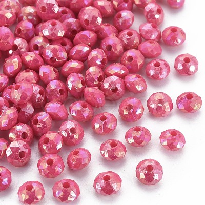 Opaque Acrylic Beads MACR-Q239-018C-09-1