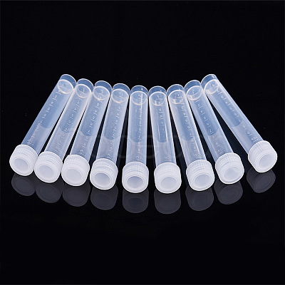 Clear Graduated Tube Plastic Bead Containers CON-BC0005-26-1
