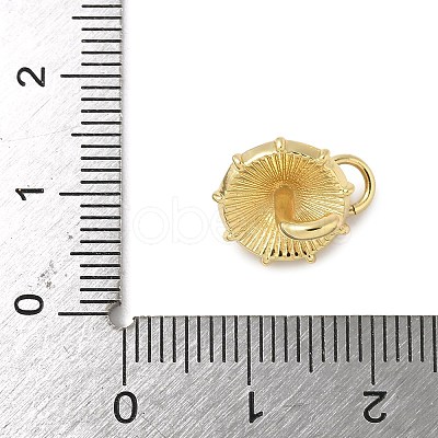 Brass Enamel Charms KK-C110-30G-02-1
