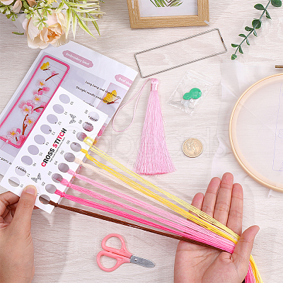 DIY Bookmarks Embroidery Starter Kit DIY-WH20816-004D-1