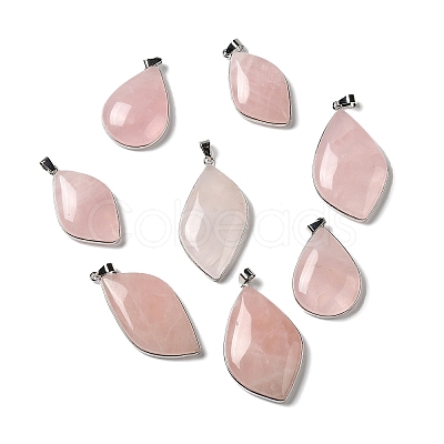 Natural Mixed Gemstone Pendants G-R486-03P-1