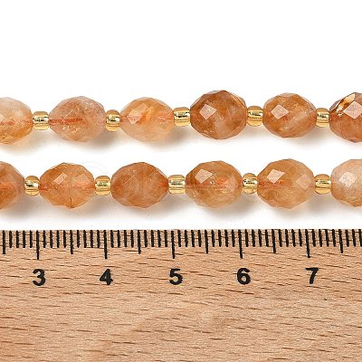 Heated Natural Citrine Beads Strands G-F809-A45-01-1