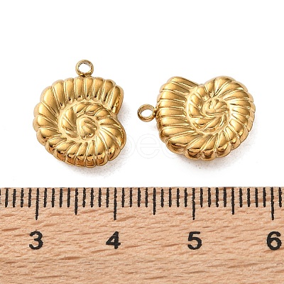 304 Stainless Steel Pendants STAS-A124-18F-G-1