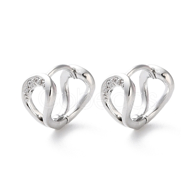 Rack Plating Brass Hoop Earrings EJEW-S241-24P-1