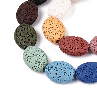 Natural Lava Rock Beads Strands G-N257-18A-01-1