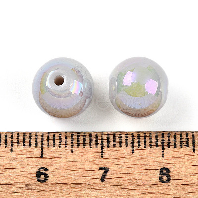 Electroplate Pearlized Glass Pearl Beads EGLA-T021-14C-02-1