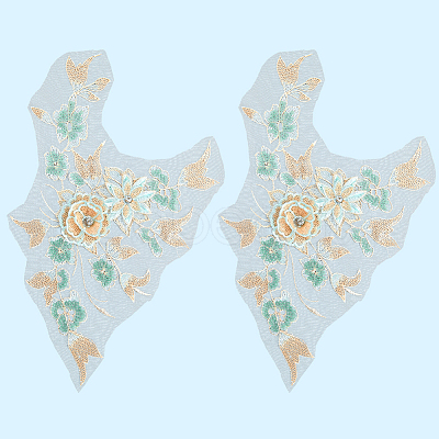 Polyester Embroidery Lace Sewing Ornaments DIY-WH20031-079B-1