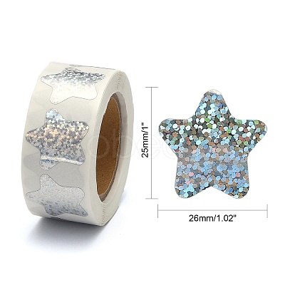 Laser Self-Adhesive Paper Stickers X-DIY-K027-C01-1