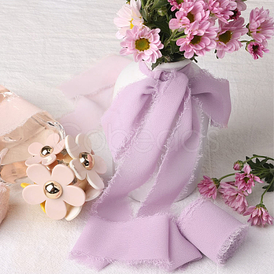 4Pcs 4 Colors Polyester Ribbons DIY-CY0001-72-1