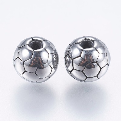 304 Stainless Steel Beads STAS-I069-23AS-8MM-1