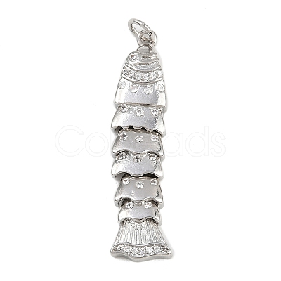 Brass Micro Pave Cubic Zirconia Pendants KK-A269-19P-1