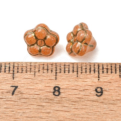Handmade Lampwork Bead Caps LA-CBAA1BE-02F-1