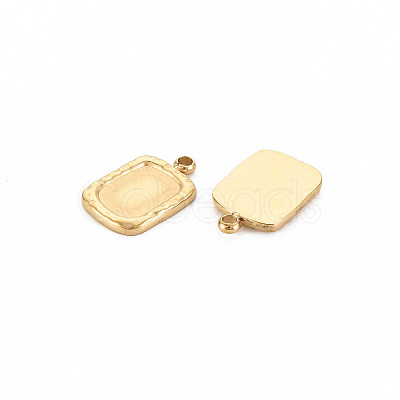 Ion Plating(IP) 304 Stainless Steel Pendant Enamel Settings LS-STAS-N097-151LG-1