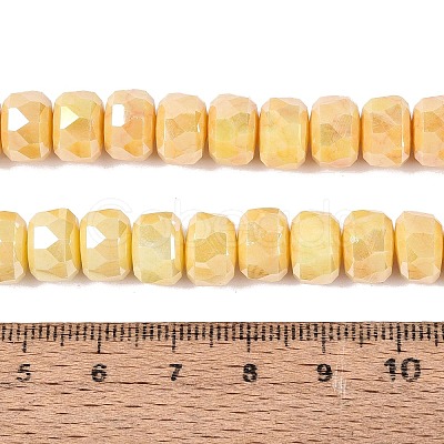 Anti-Tarnish Electroplate Glass Beads Strands GLAA-T025-10mm-11C-1