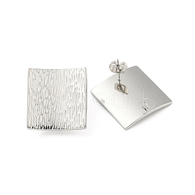 Non-Tarnish 304 Stainless Steel Stud Earring Findings LS-STAS-A091-03B-P-1