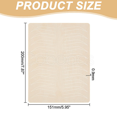 Microblading Rubber Eyebrow Tattoo Practice Skin MRMJ-WH0069-12-1