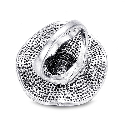 Alloy with Crystal Rhinestone Finger Rings FS-WG47CCC-07-1
