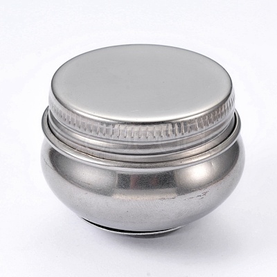 Stainless Steel Colour Modulation Bead Containers CON-WH0050-01-1