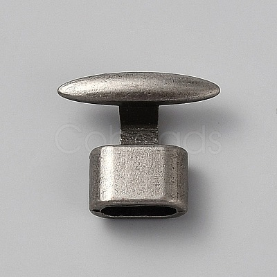 Alloy T Bar Hook Clasps FIND-WH0173-558AS-1