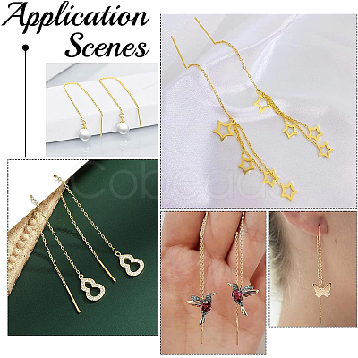 16Pcs Rack Plating Brass Stud Earring Findings KK-BBC0009-79-1