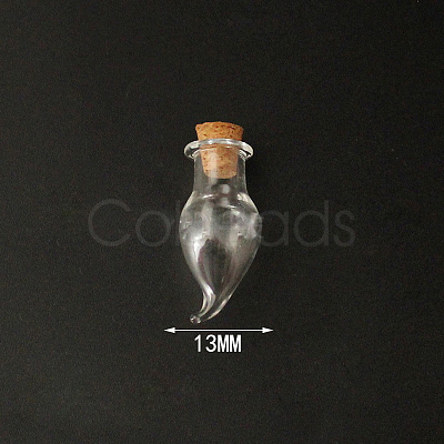 Mini High Borosilicate Glass Bottle Bead Containers X1-BOTT-PW0001-261C-1