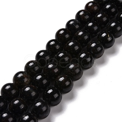 Natural Astrophyllite Beads Strands G-A202-01C-1