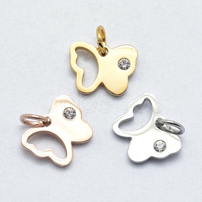 316 Surgical Stainless Steel Pendants STAS-K178-08-1