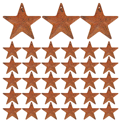 60Pcs Iron Pendants IFIN-GF0001-42A-1