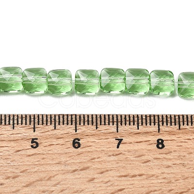 Transparent Glass Beads Strands GLAA-L050-A15-1