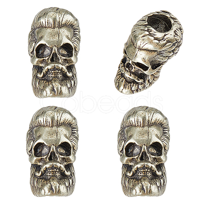 4Pcs Brass Beads KK-FH0008-10AS-1