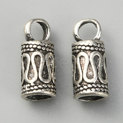 Zinc Alloy Cord End FIND-WH0144-86D-AS-1