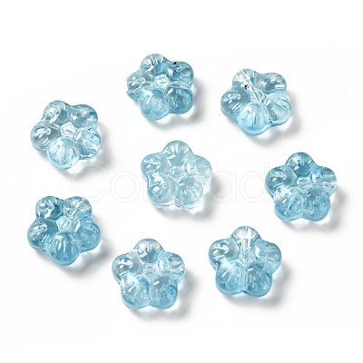 Transparent Glass Beads GLAA-F116-02A-1