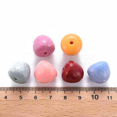 Opaque Acrylic Beads X-MACR-S373-10A-1