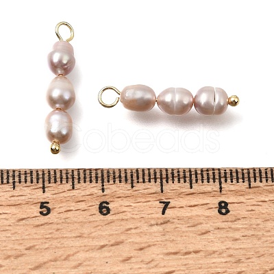 Natural Freshwater Pearl Beaded Pendants PA-CBAF2FA-03G-B02-1