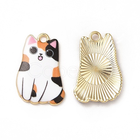Alloy Enamel Pendants ENAM-M046-12G-A-1
