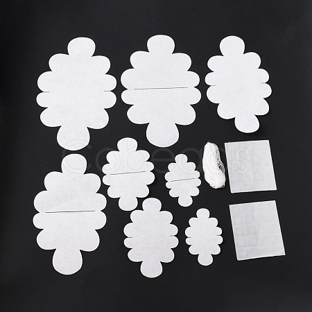 3D Cloud Pendant Decorations DIY Kit AJEW-WH0283-69-1