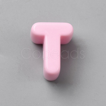 Acrylic European Beads OACR-WH0050-09T-1