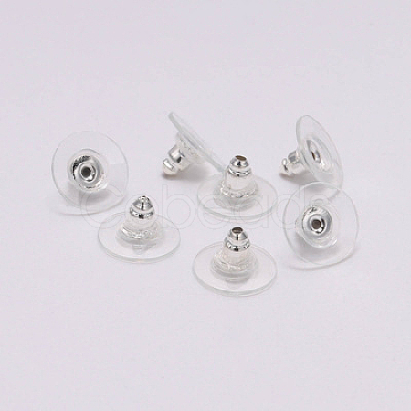 Iron Bullet Clutch Earring Backs IFIN-CJC0004-04S-1