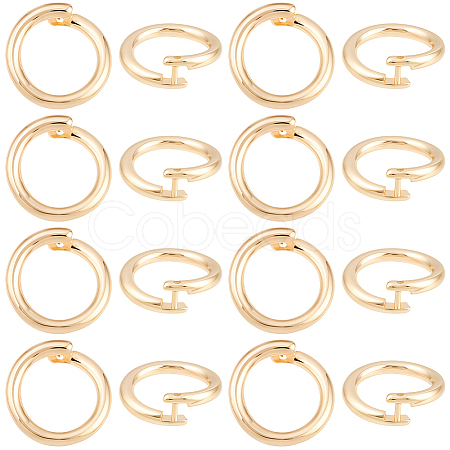 20Pcs Brass Open Jump Rings KK-BBC0023-10D-1