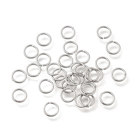 Brass Open Jump Rings KK-B147-03E-P-1