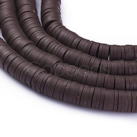 Handmade Polymer Clay Beads X-CLAY-R067-8.0mm-38-1
