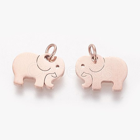 304 Stainless Steel Pendants STAS-Q201-T463R-1