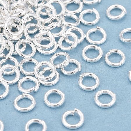 Rack Plating Brass Open Jump Rings X-KK-O139-18N-S-1
