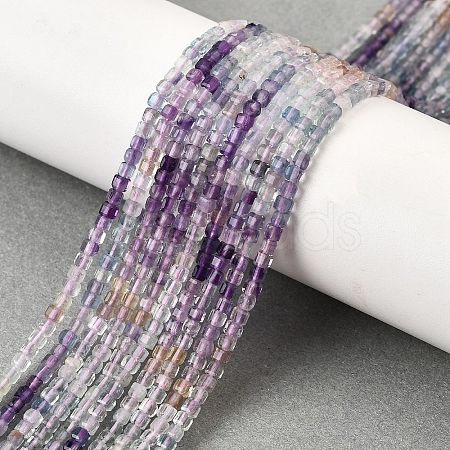 Natural Fluorite Beads Strands G-G259-B01-2x2mm-1