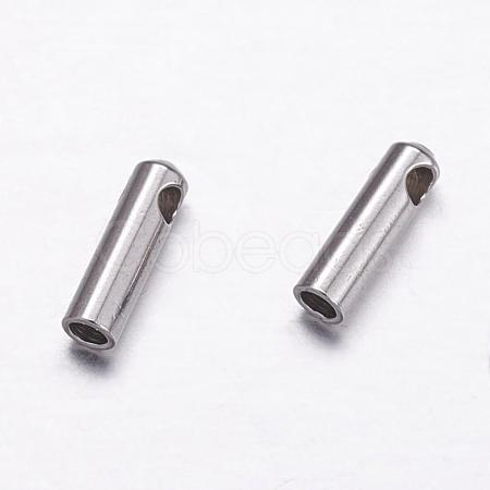 Tarnish Resistant 304 Stainless Steel Cord Ends STAS-P161-08-1.5mm-1