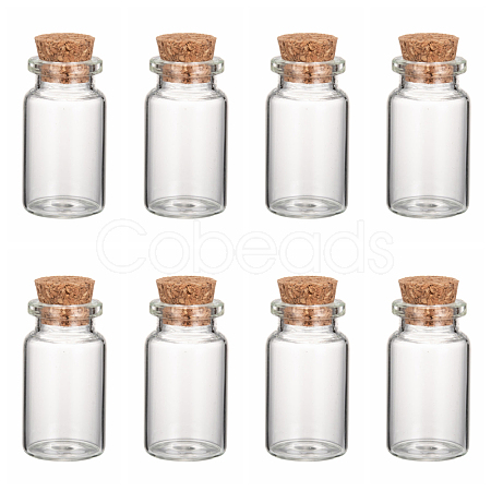 Glass Jar Glass Bottles AJEW-H004-7-1-1