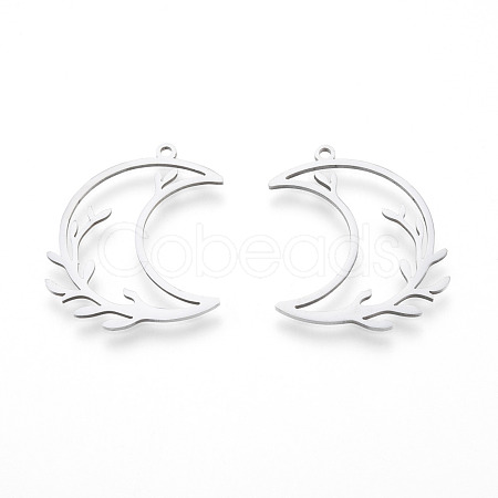 Non-Tarnish 201 Stainless Steel Pendants STAS-N090-LA989-1-1