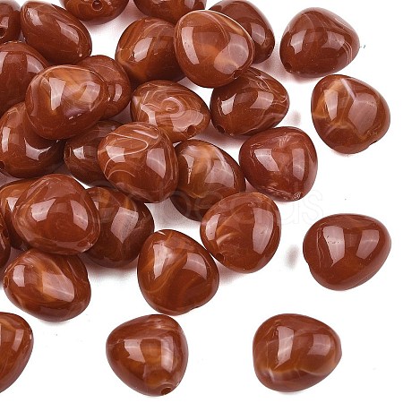 Opaque Acrylic Beads OACR-Z036-01B-01-1