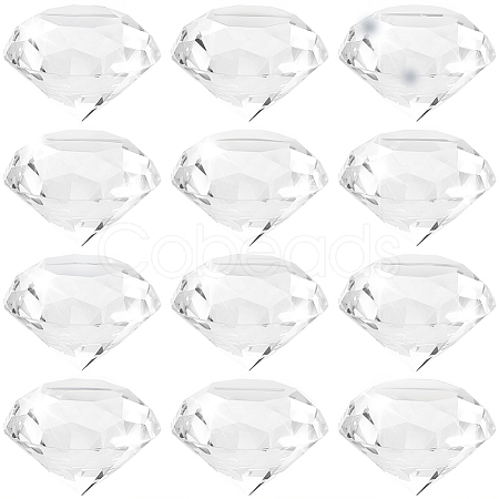 12Pcs Transparent K9 Glass Display Decorations DJEW-SP0001-02-1