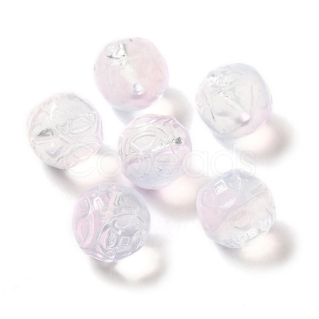 Transparent Glass Beads GLAA-A012-02B-1